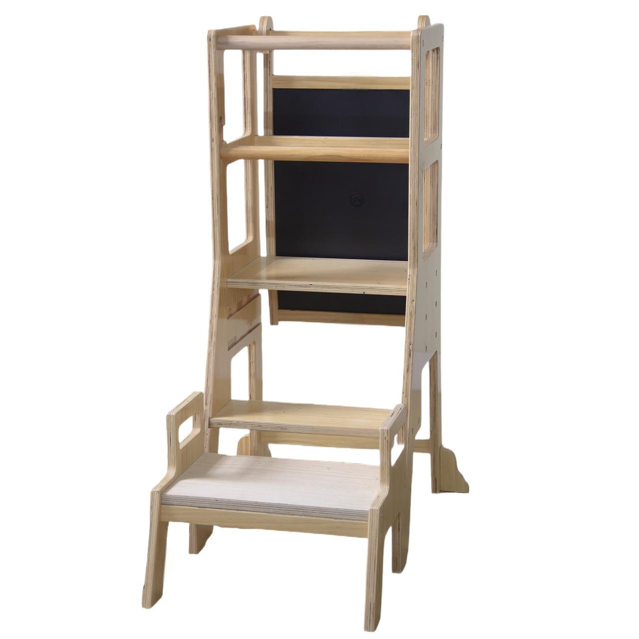 Custom Logo Rectangle Kitchen Storage Rack 3 Shelves Multifunction Folding Step Stool For Home Office Living Room Modern Simple