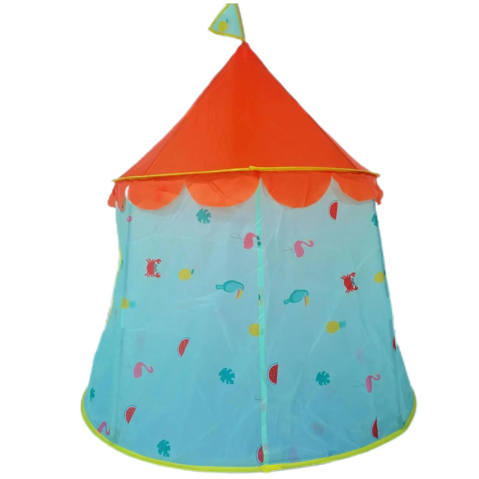 Kids Unisex Indoor/Outdoor Princess Castle Play Tent Cartoon Foldable Portable Polyester Fabric