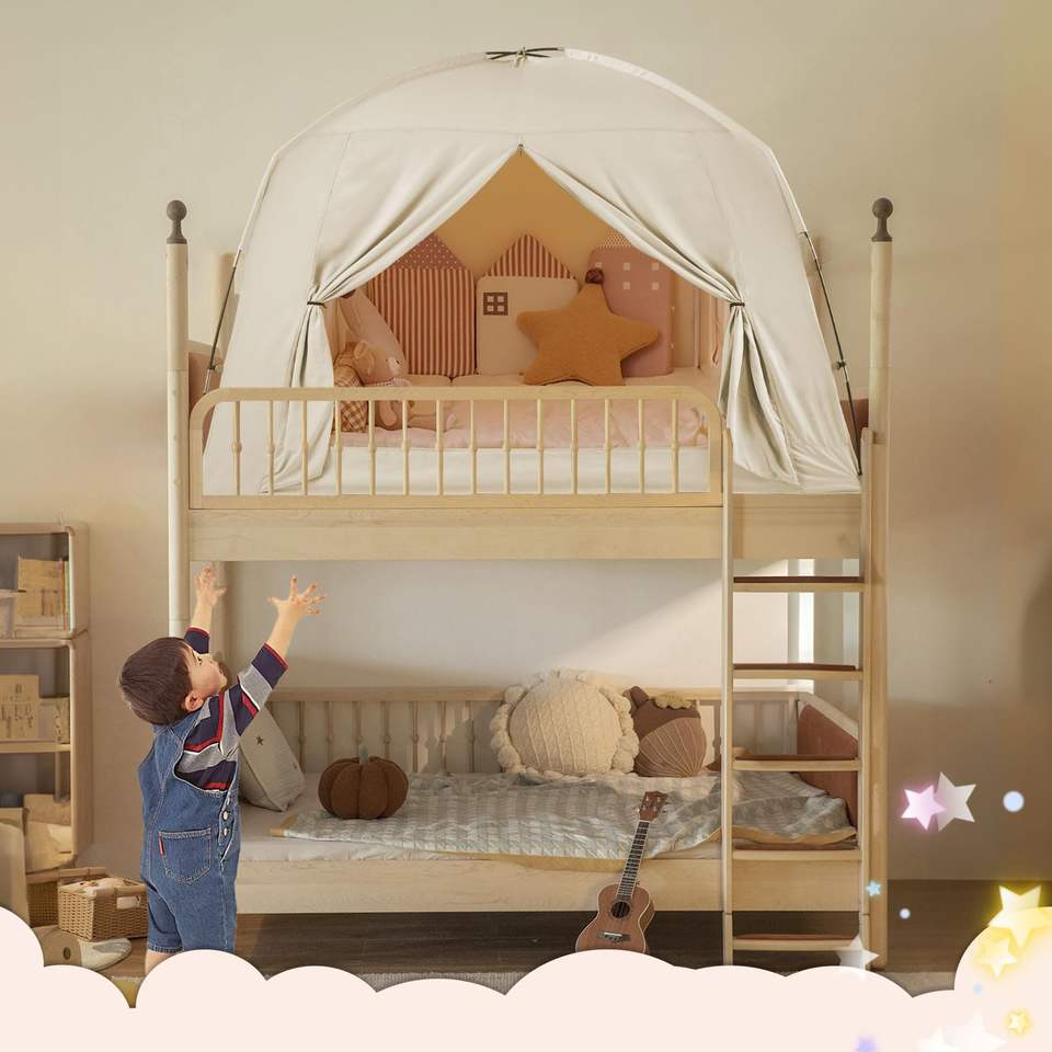 Large Kids Indoor Toddler Play Tent Foldable Boys Girls Playhouse for Bedroom and Daycare