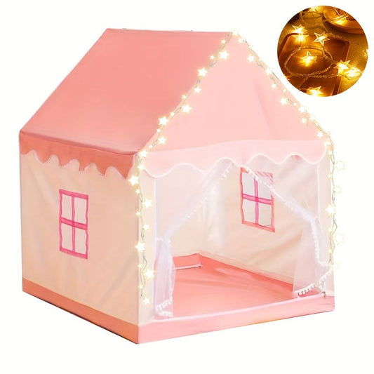 Pink Pop up Kids Play Tent Foldable Youngsters Indoor Outdoor Toy House for Girls