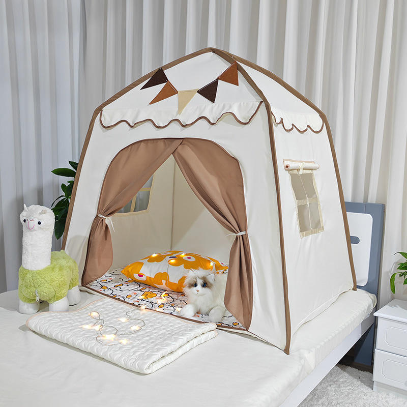 Portable Foldable Kids Play Tent Indoor Outdoor Children Playhouse Toy for Backyard and Bedroom