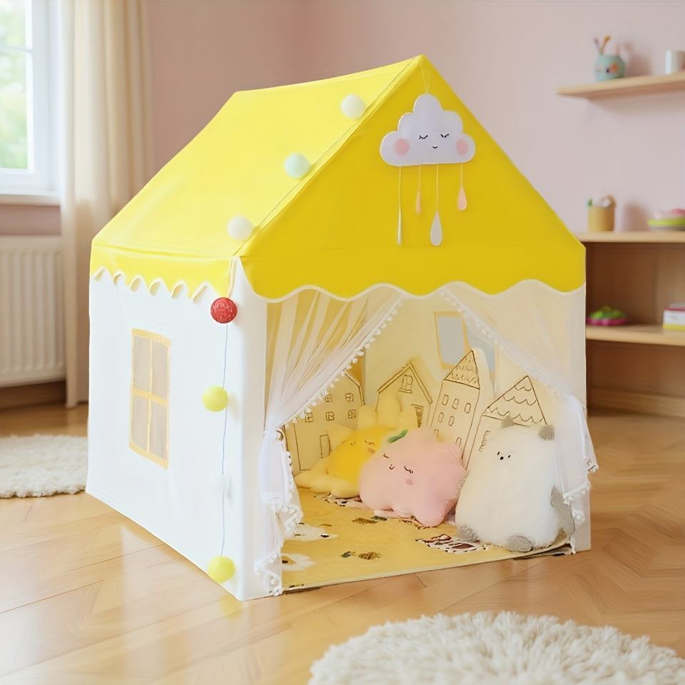 Wholesale Unisex Dream Castle Kids Play Tent Foldable Indoor Playhouse