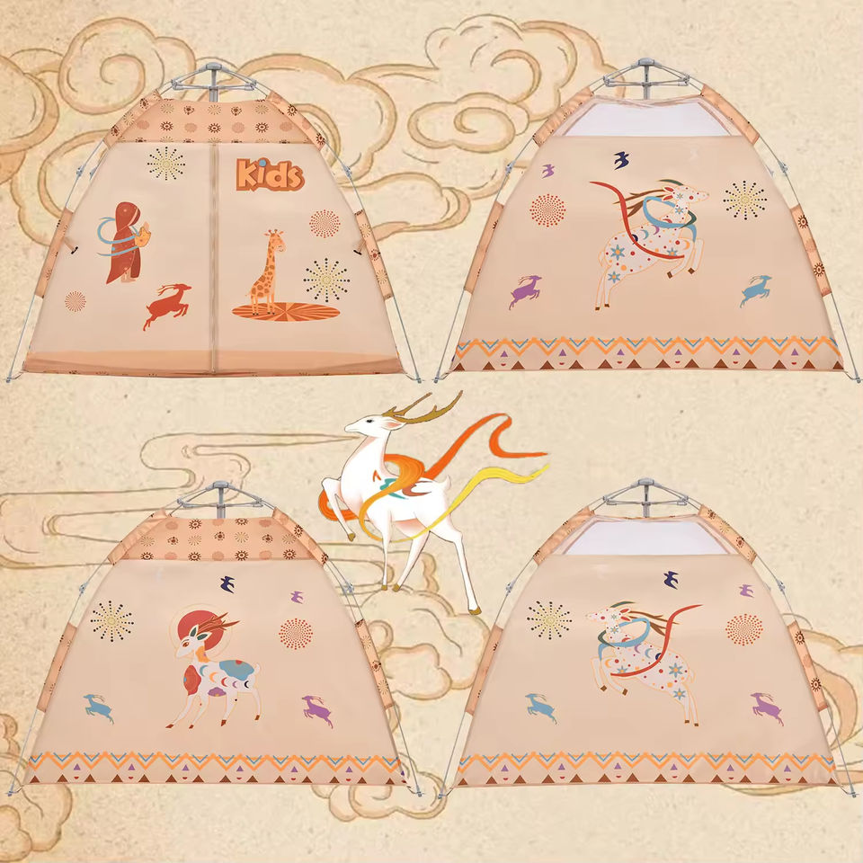 Wholesale Automatic Pop up Kids Camping Tent Quick Opening Indoor Outdoor Play House