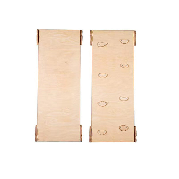 Wooden Montessori Climbing Arch Kids Indoor Playground Triangle Climber Frame