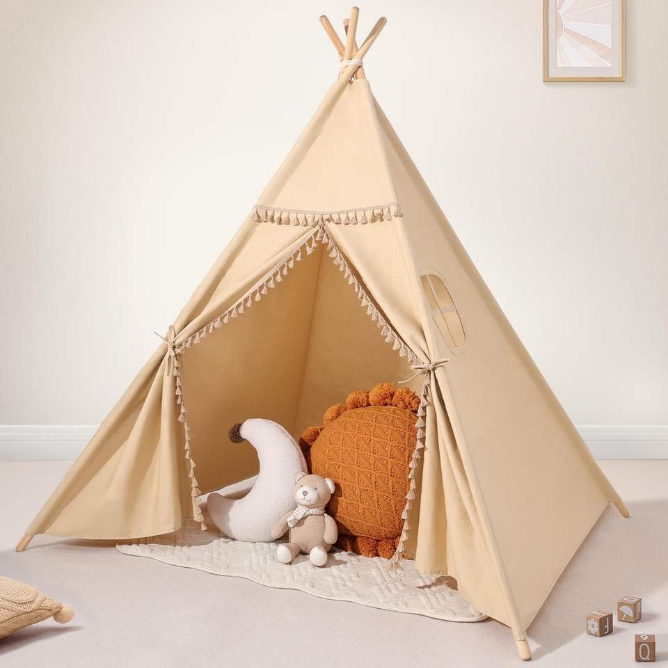 Wholesale Portable Children Teepee Tent Hot Sale Kids Indoor Playhouse