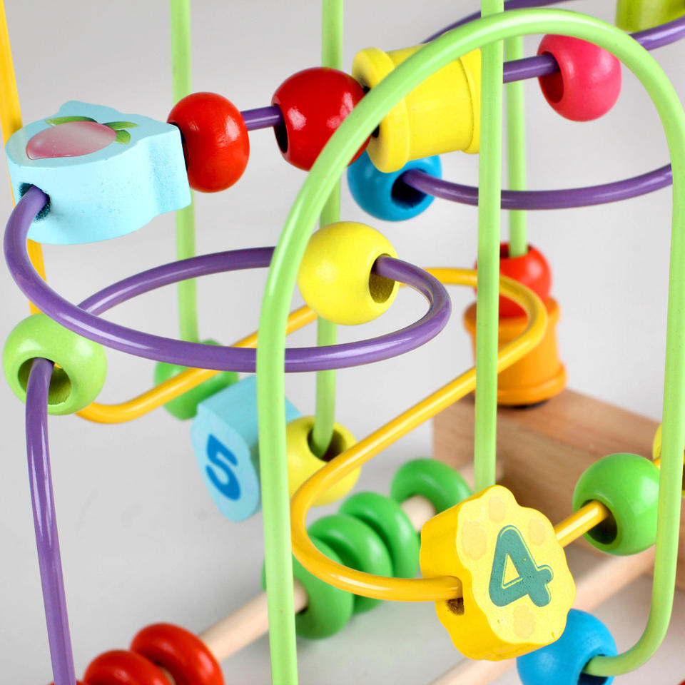 Wholesale Wooden Mini Transport Maze Board Montessori Fine Motor Toy