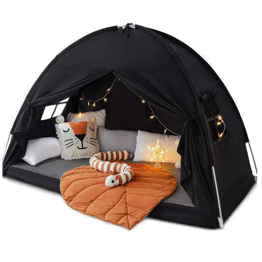 Indoor Children's Yurt Tent-Lightweight Foldable Breathable Easy Setup