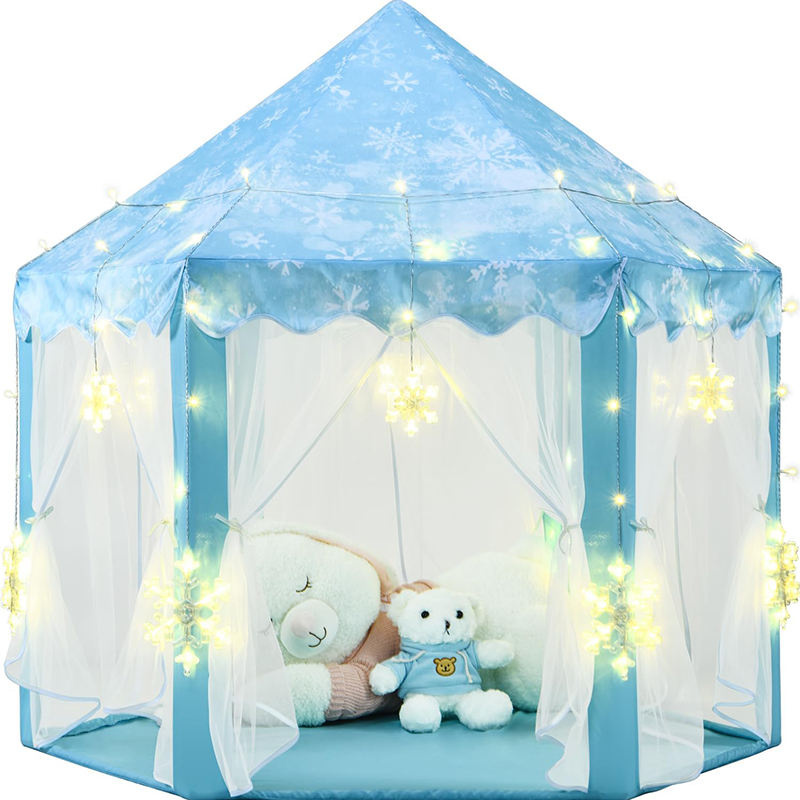 Purple Princess Tent Kids Play Tent Children Toddlers Indoor Games Castle Playhouse Tent