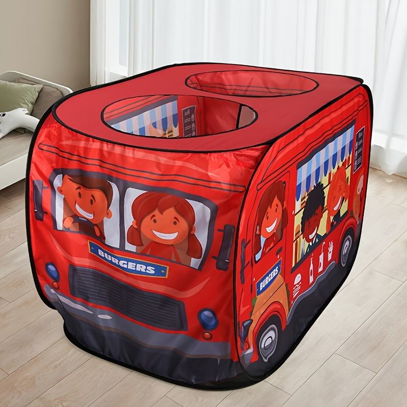 Foldable Pop up Kids Play Tent Indoor Outdoor Portable Children Toy House for Backyard Games