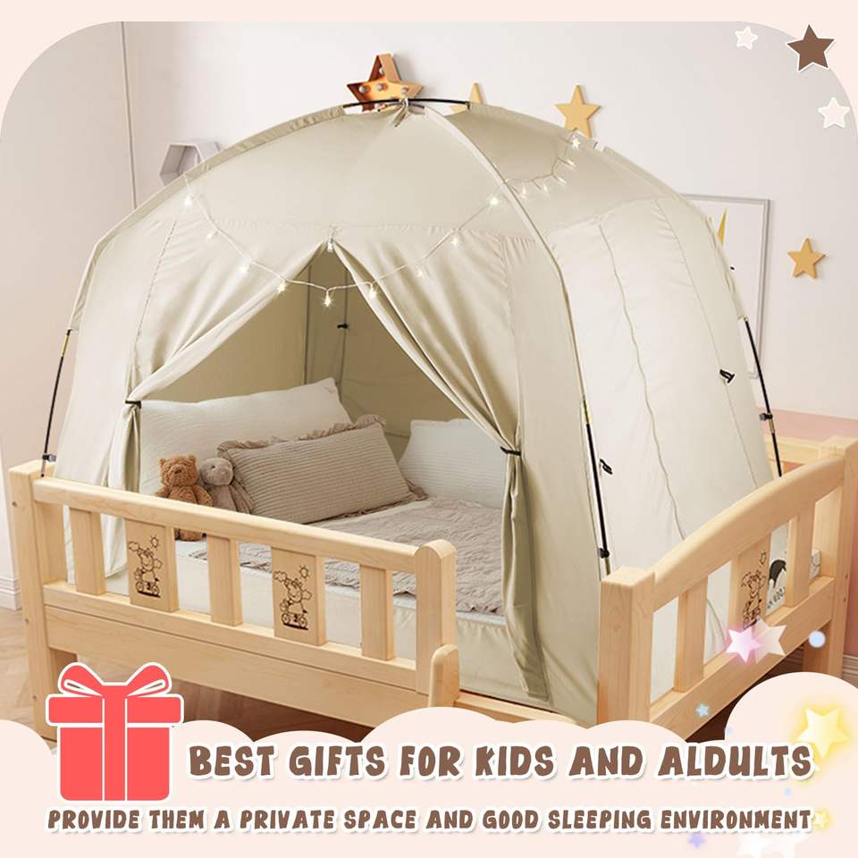 Large Kids Indoor Toddler Play Tent Foldable Boys Girls Playhouse for Bedroom and Daycare