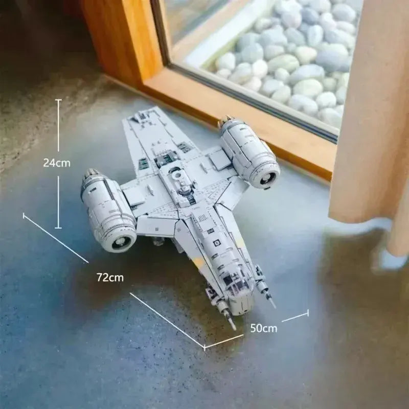 Stock Spacecraft Building Blocks Model 75331 Spaceship Assembly Bricks 40pc Plastic Toys Home Decor Adults Birthday Gifts