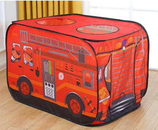 Popular Pop up Indoor Outdoor Food Truck & Ice Cream Truck Play Tent Playhouses for Kids Food Truck Pop-Up Tent