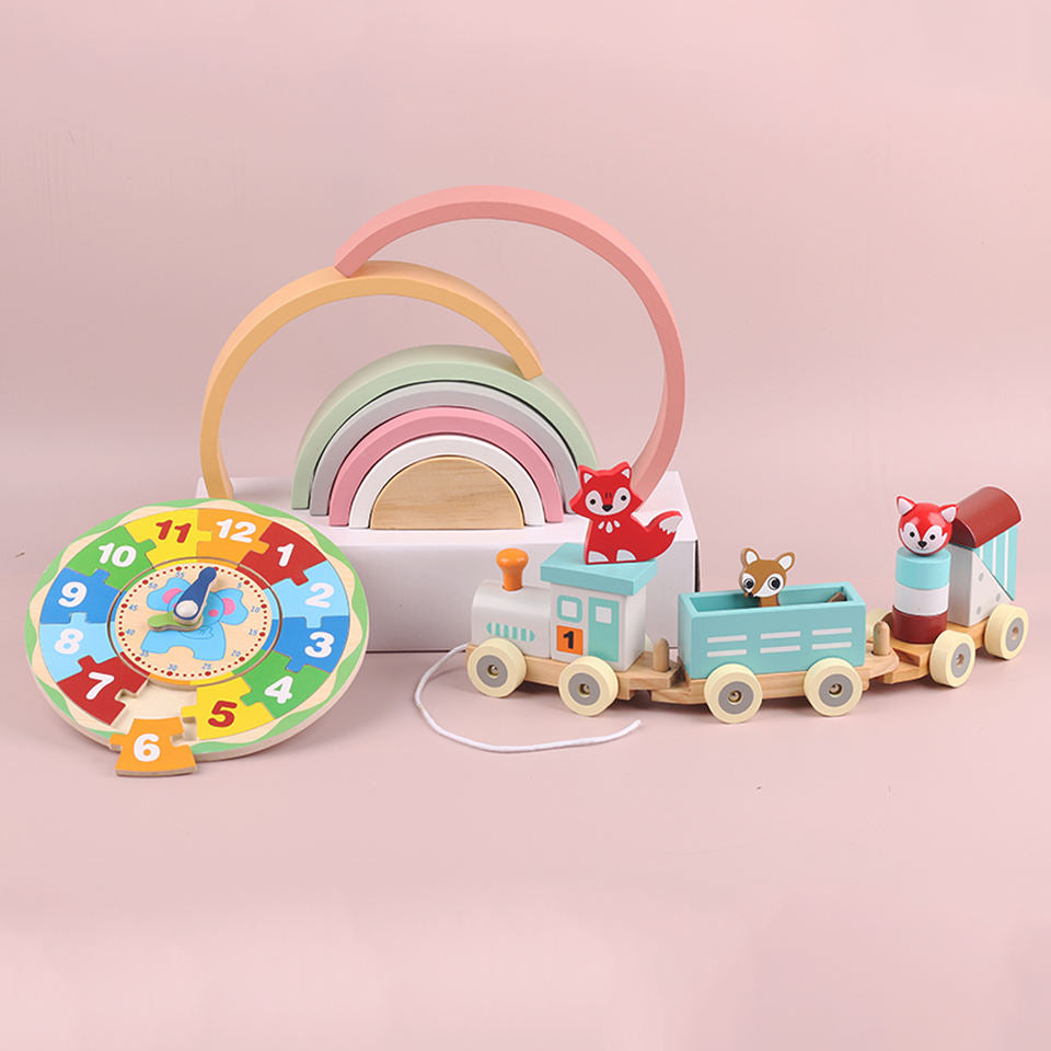 Wholesale Wooden Montessori Puzzle Toy Early Learning Game for Toddlers