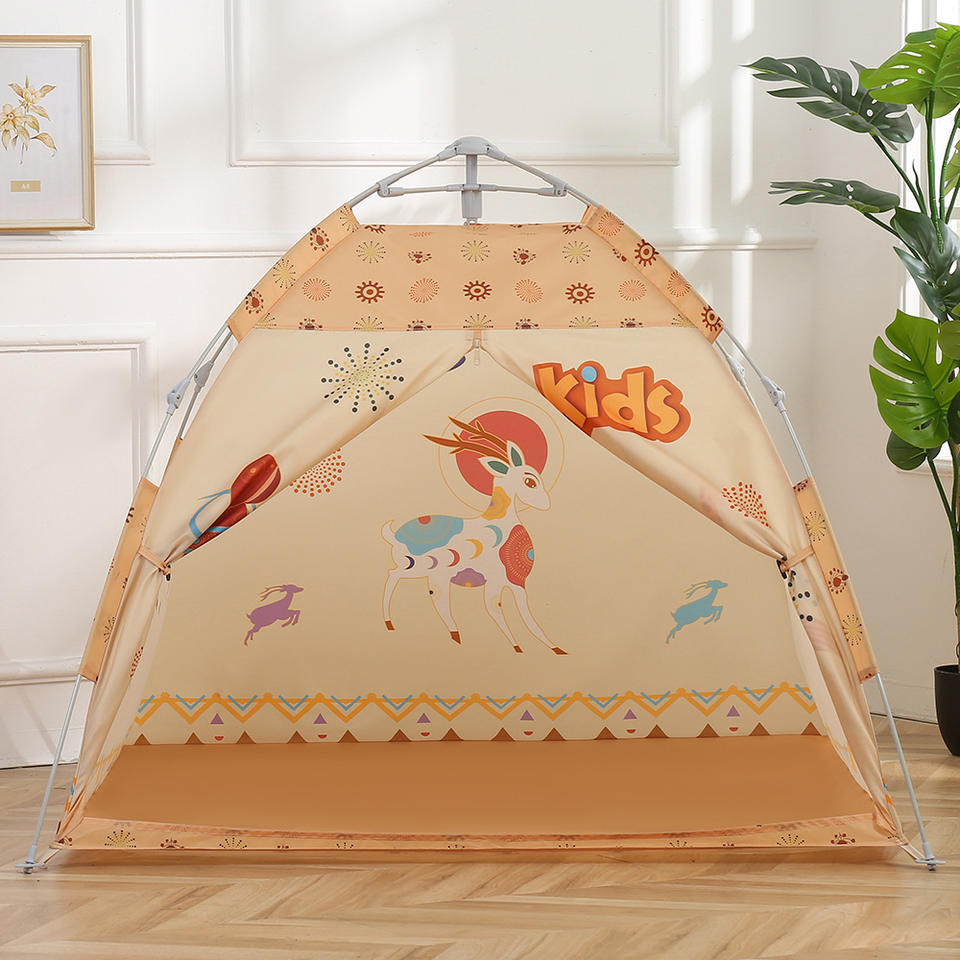 Outdoor Automatic Quick Opening Pop up Kids Tent Foldable Children Camping Playhouse
