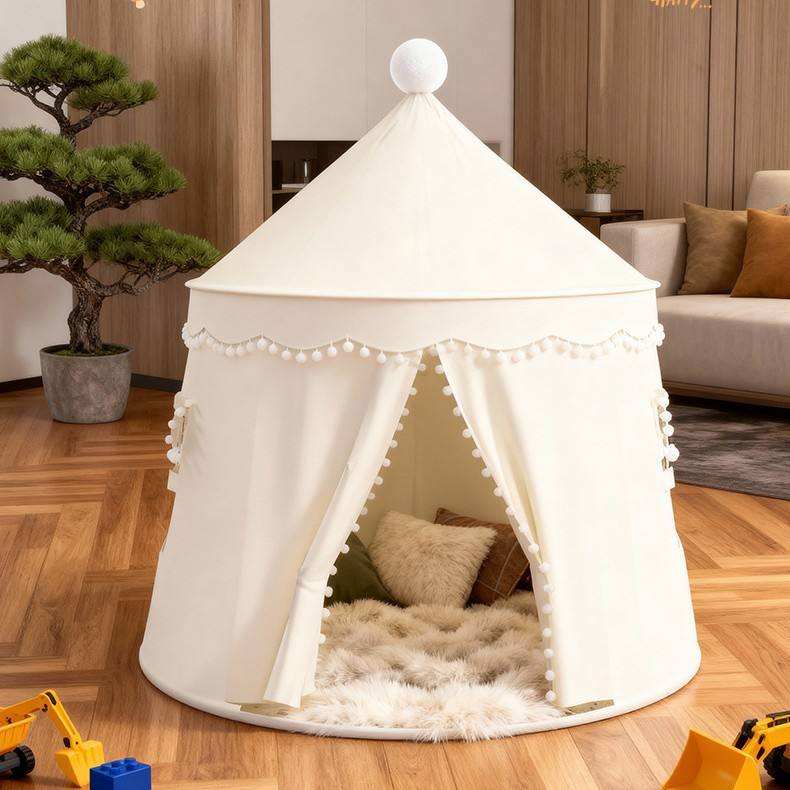 Factory Direct New Arrival Hot Sale Cylindrical Cone-Top Adorable Kids Tent Perfect for Family Fun & Play