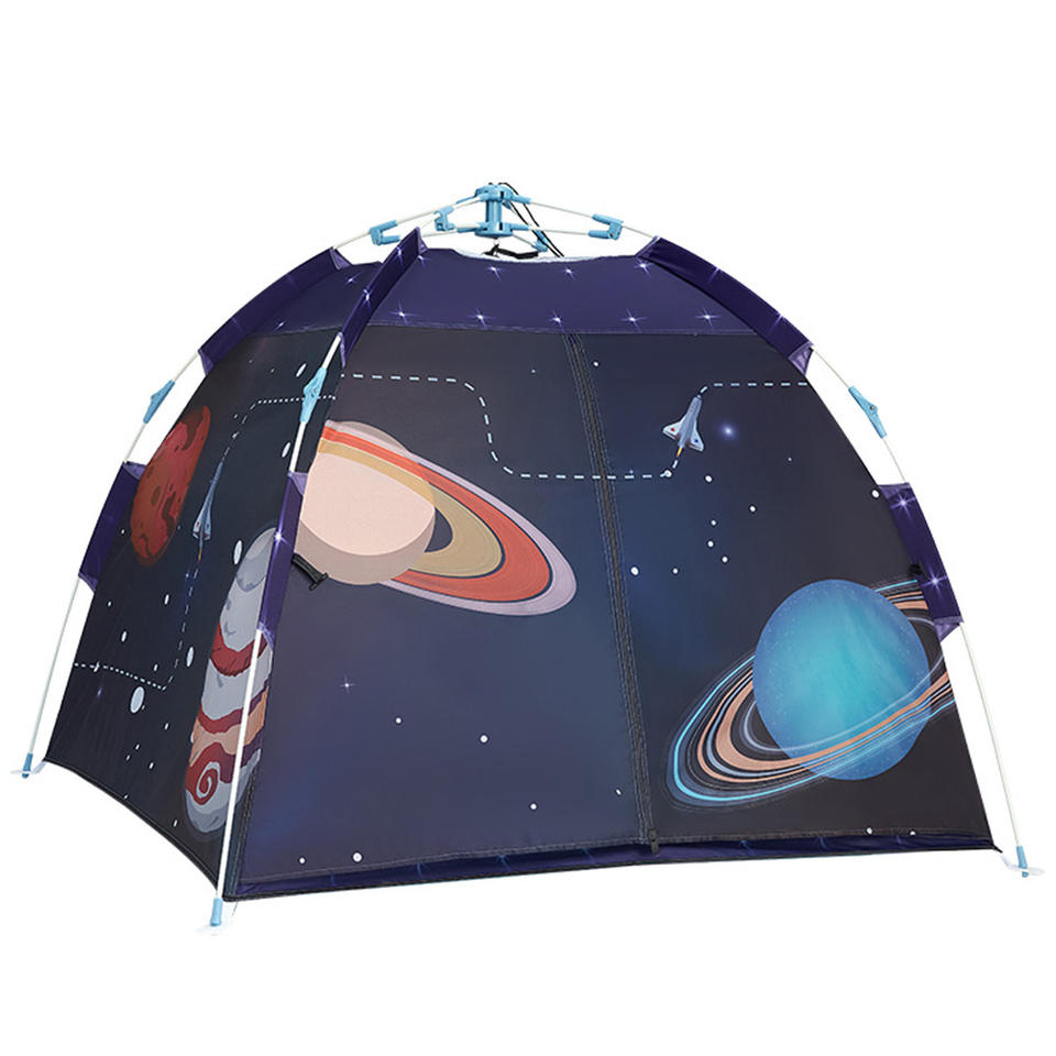 Foldable Polyester Children Indoor Play Tent Lightweight Kids Toy House for Reading and Pretend Play