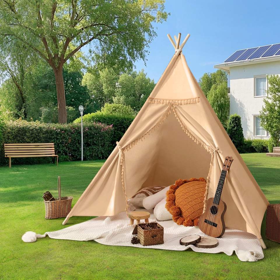 Wholesale Portable Children Teepee Tent Hot Sale Kids Indoor Playhouse