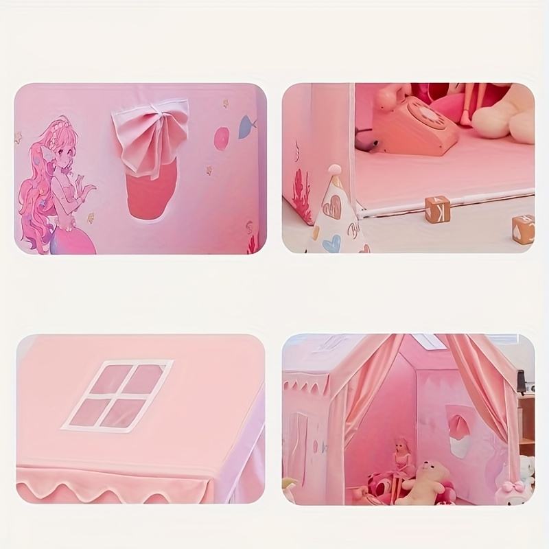 Wholesale Pink Playhouse Tent Colorful Kids Indoor Toy Play Tent
