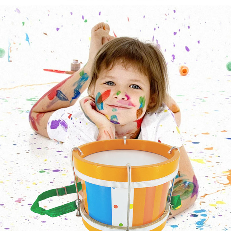 Wholesale Wooden Drum Set Toy Preschool Music Learning Percussion Instrument