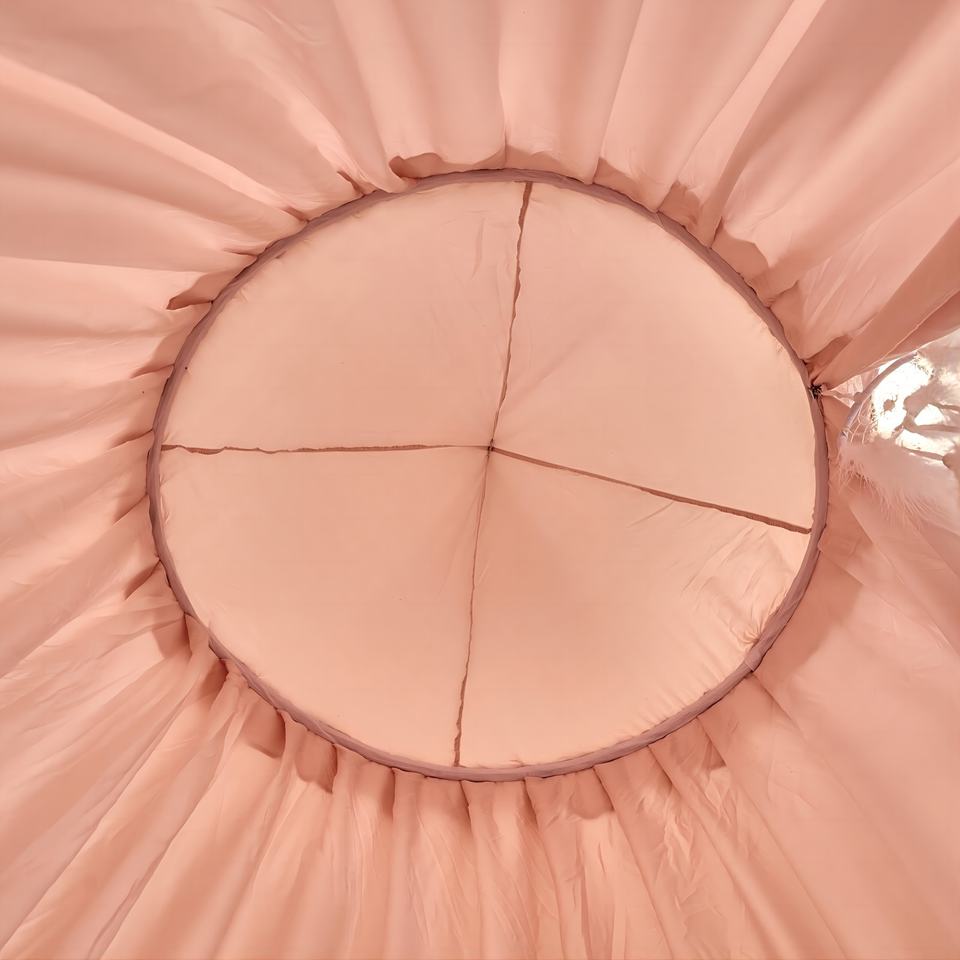 Princess Decor Canopy Bed Tent Luxury Mesh Bed Curtain for Girls Bedroom and Nursery Decor