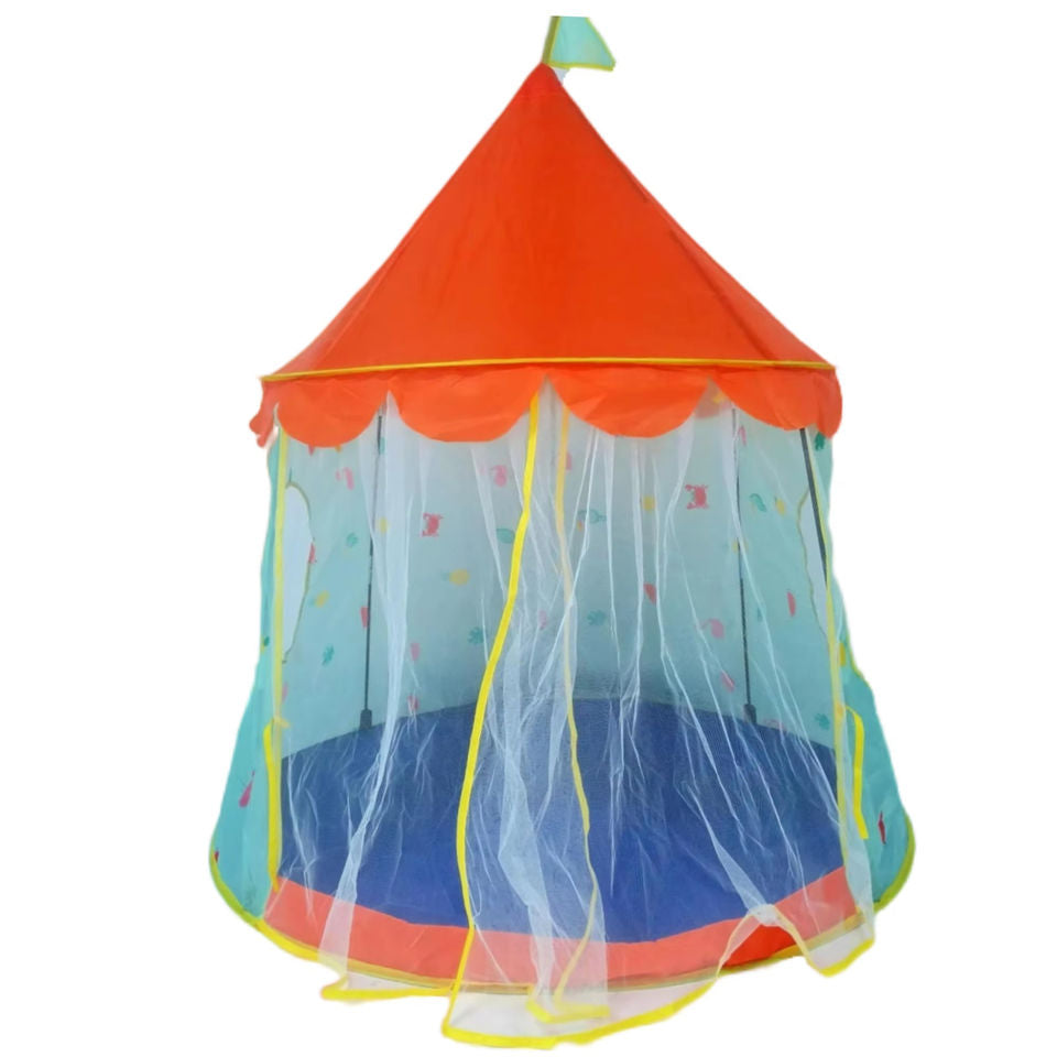 Kids Unisex Indoor/Outdoor Princess Castle Play Tent Cartoon Foldable Portable Polyester Fabric