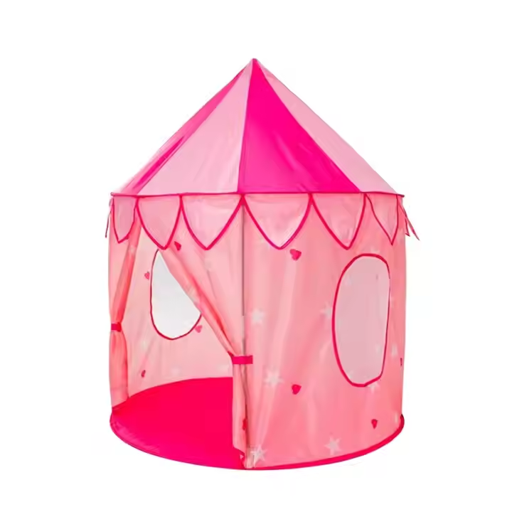 Noctilucent Princess Castle Playhouse for Indoor & Outdoor Pink Tent for Girls