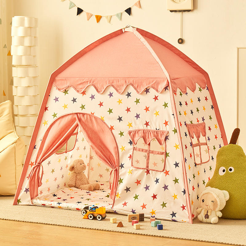 Wholesale Large Polyester Fabric Kids Tent Girls Boys Indoor Playhouse