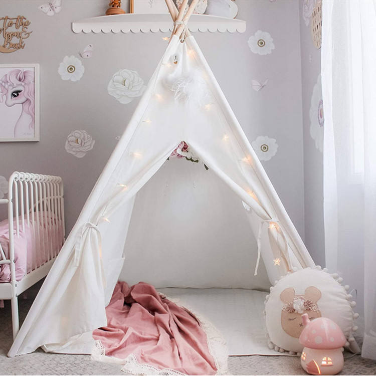 Holiday Gifts Children Kids Play Teepee Tent Multicolor Options Indian Baby Outdoor Tents