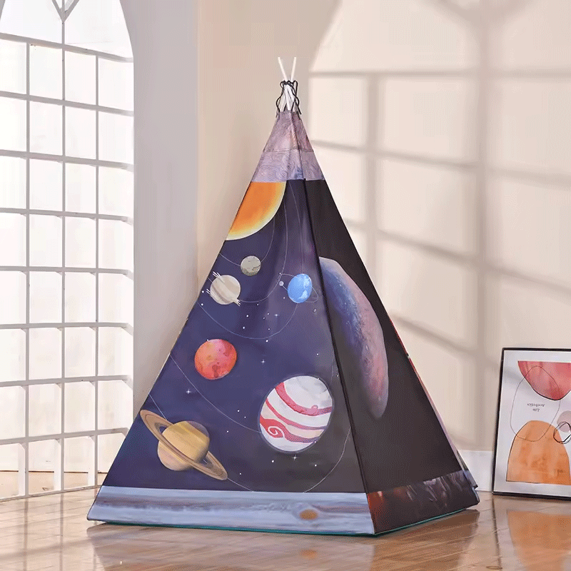 Wholesale Soft Cone Shaped Foldable Kids Play Tent Indoor Playhouse
