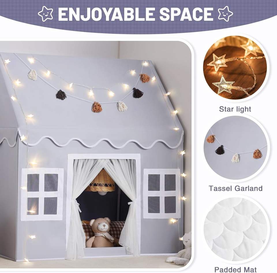 Best Seller Toddlers Children Play House Large Playhouse Play Tent Indoor for Boy Girl Birthday Gift