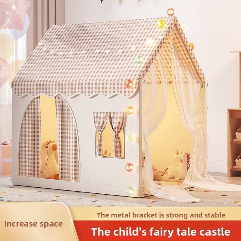 New Children's Fabric Tent Indoor Princess Castle Small House for Boys and Girls Playhouse Baby Bed Toy Household