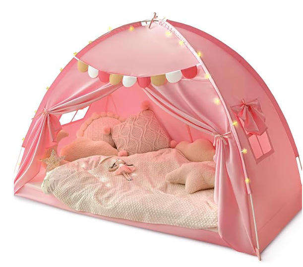 Indoor Children's Yurt Tent-Lightweight Foldable Breathable Easy Setup