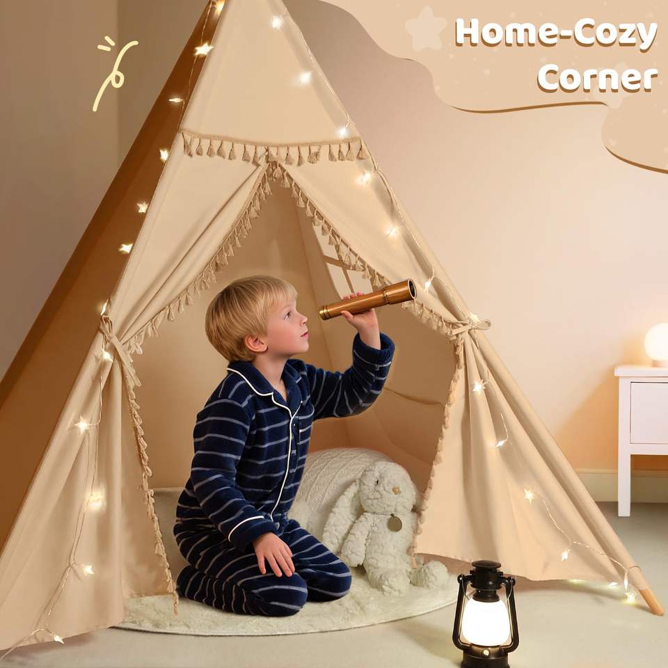 Wholesale Portable Children Teepee Tent Hot Sale Kids Indoor Playhouse