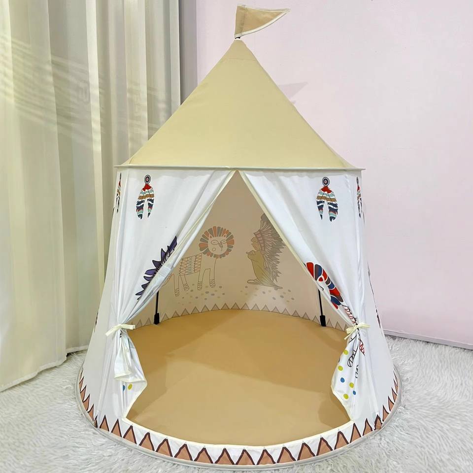 Princess Indoor Foldable Teepee Play Tent for Babies All Season