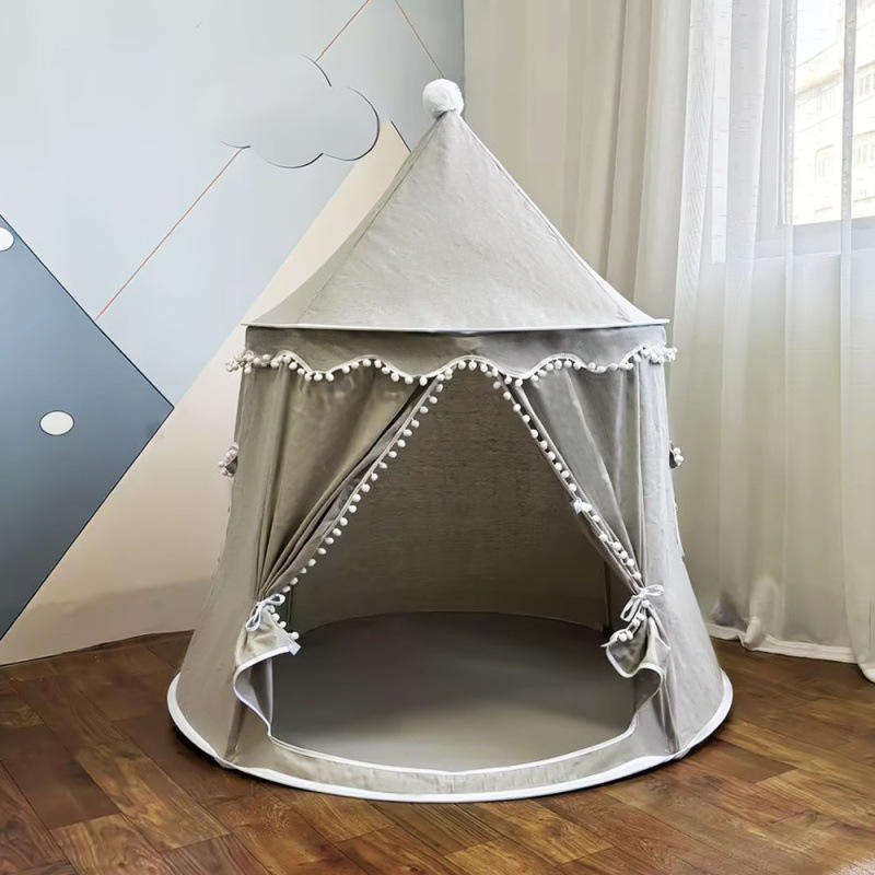 Large Space Children's Kid Tent Portable Indoor Play Unisex Polyester Soft Toy 110cm for Ages 2-13 Years