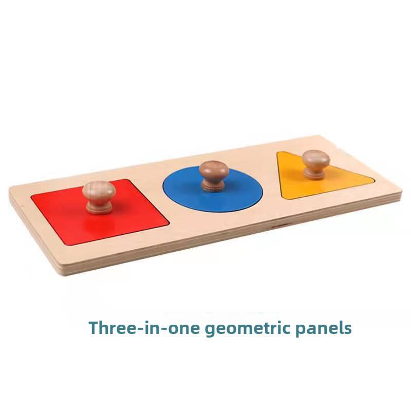 Wholesale Montessori Wooden Coin Ball Box Textile Drum Drawer Early Learning Educational Toy for Kids