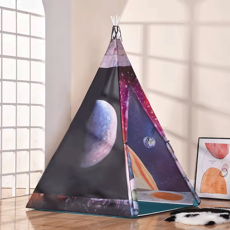 Wholesale Soft Cone Shaped Foldable Kids Play Tent Indoor Playhouse