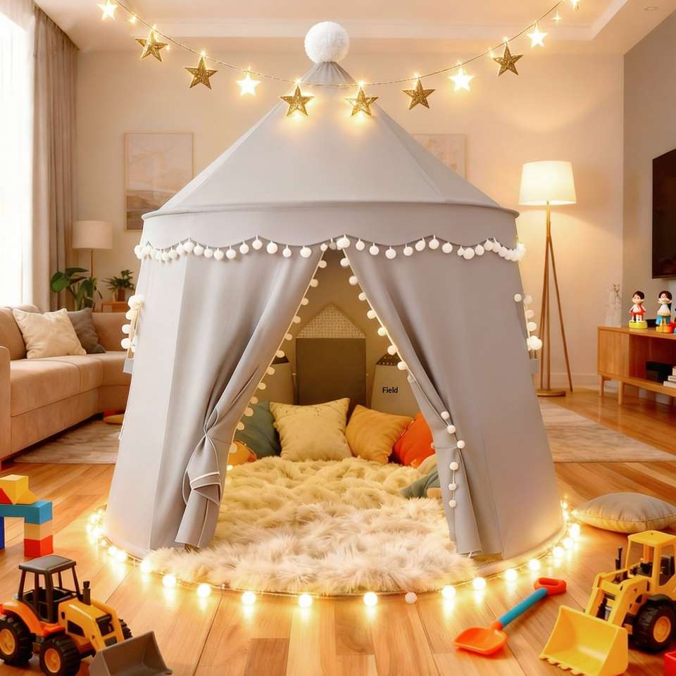 Factory Direct New Arrival Hot Sale Cylindrical Cone-Top Adorable Kids Tent Perfect for Family Fun & Play