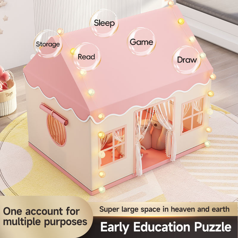 New Hot Selling Customized Factory Price Safety Big Capacity House Tent Kids Play Castle