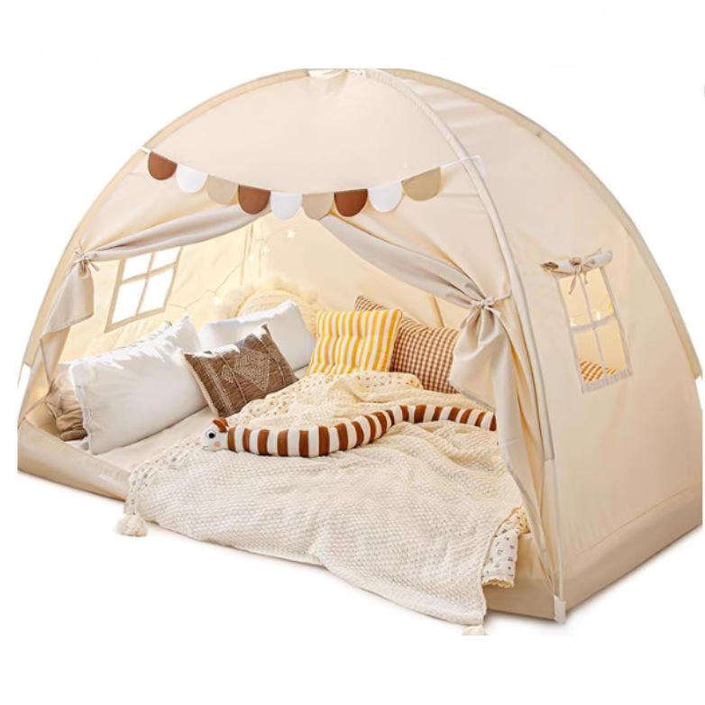 Indoor Children's Yurt Tent-Lightweight Foldable Breathable Easy Setup