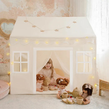 Indoor Outdoor Durable Foldable Play Tent for Kids Washable Padded Cotton Sports Toy Soft Toy Sleeping Tent