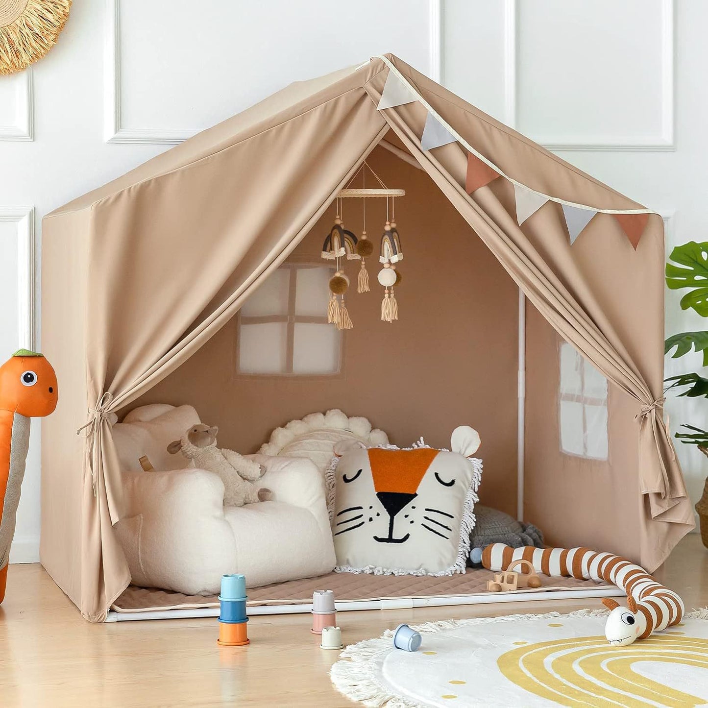 Little LuBan® Explorer's Retreat - Premium All-Season Den 小鲁班® 探险家营地 - 全季通用高级游戏屋