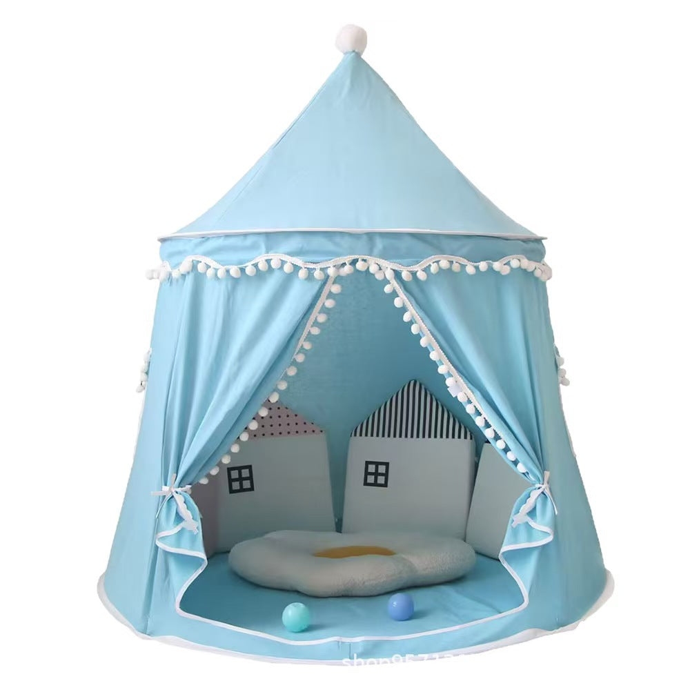 Little LuBan® Master Yurt - Breathable Cotton Linen Kids Playhouse 小鲁班® 鲁班蒙古包 - 透气棉麻儿童室内游戏屋