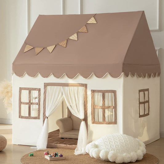 Little LuBan® Castle Sanctuary - Premium Peach-Skin Artisan Den 小鲁班® 城堡避风港 - 高级桃皮绒匠心密室
