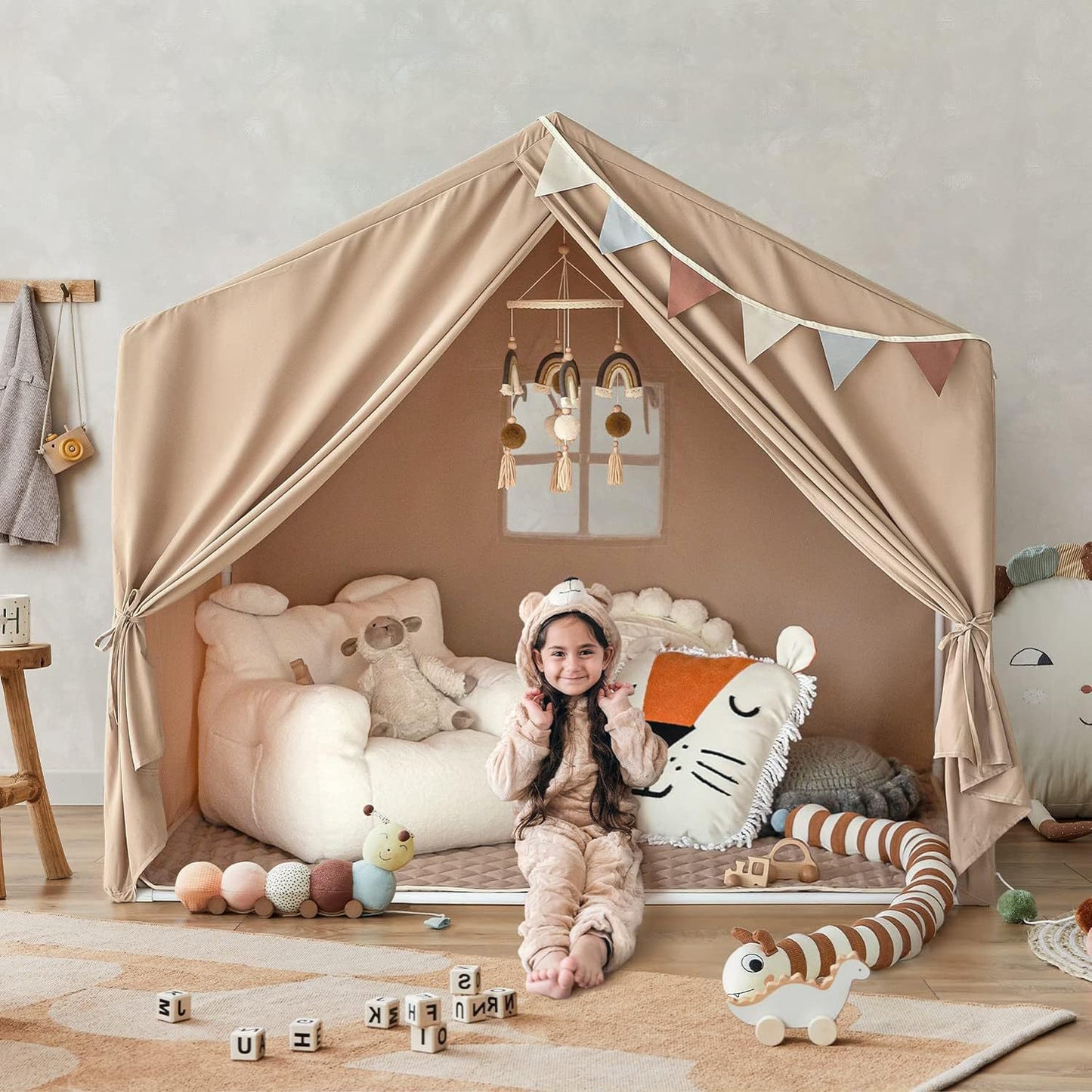 Little LuBan® Explorer's Retreat - Premium All-Season Den 小鲁班® 探险家营地 - 全季通用高级游戏屋