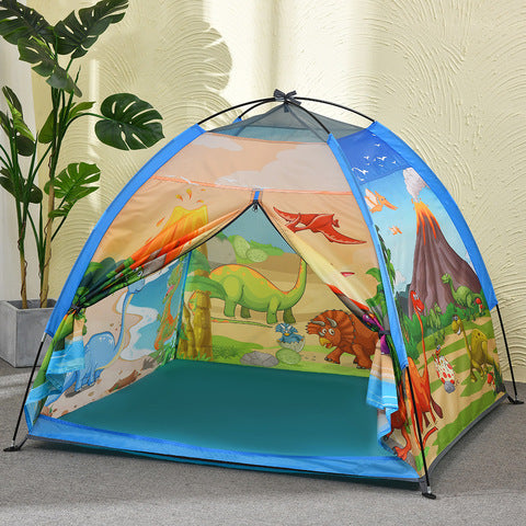 Portable Child Safety Play Tent Indoor Outdoor Telescopic Kids Toy House for Backyard Camping