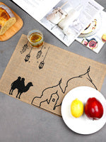 Wholesale 4-Piece Ramadan Islamic Placemat Set