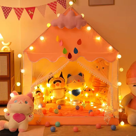 Wholesale Custom Logo Kids Play House Tent Indoor Activity Toy