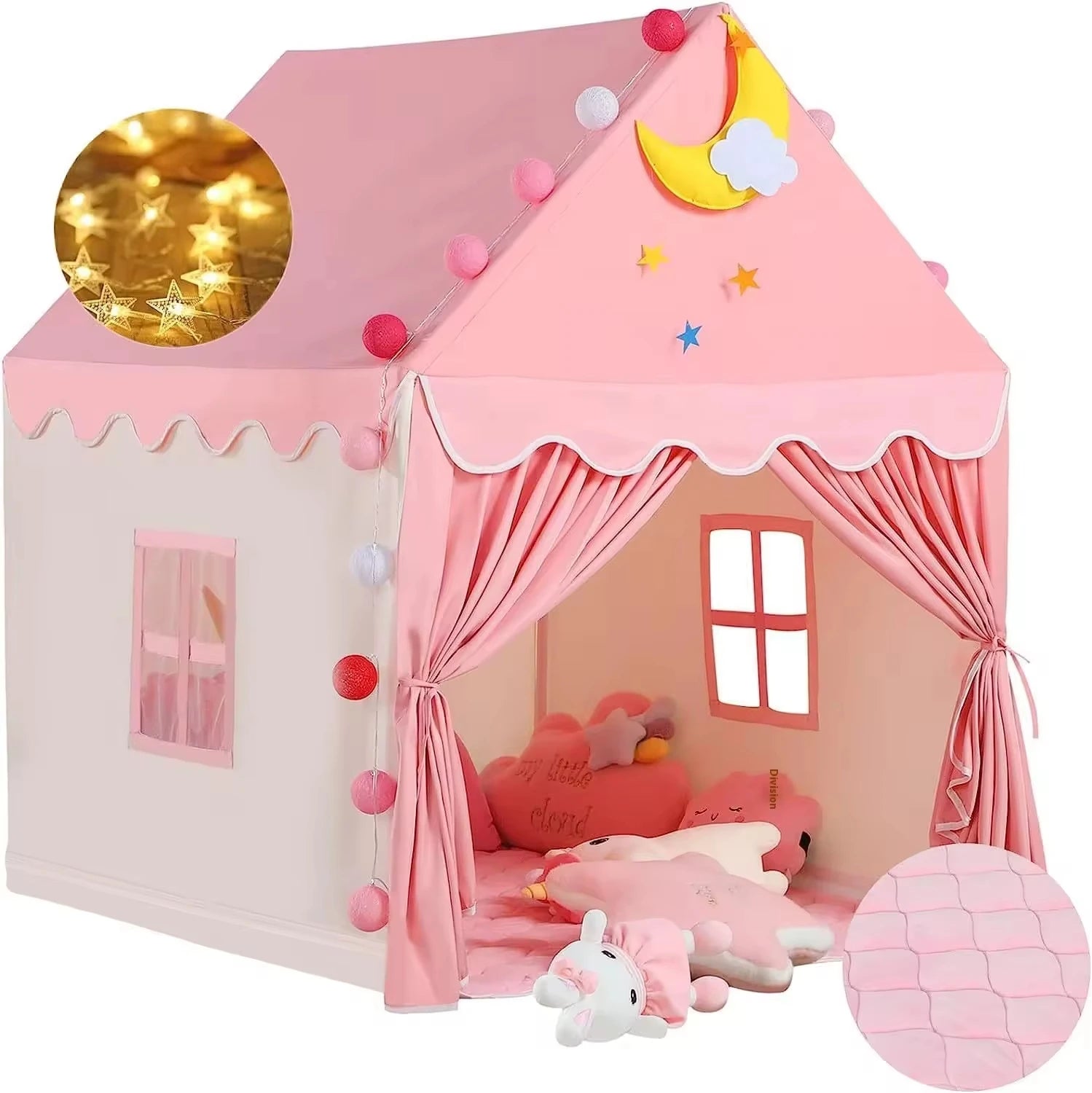 Wholesale Custom Material Baby Play Tent Kids Room Toy House