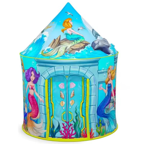 Wholesale Ocean Mermaid Pop up Kids Play Tent Indoor Playhouse